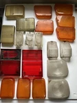 Large Lot Of Vintage Lucas England Lights L694. Fixed Price $125.00.