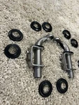 Guide Fog Lamp Light Bracket Mount Chevy Car Truck New Grommet Pair 1940S 1950S. Fixed Price $55.00.