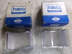 Parking Lamp Lenses, Pair, 1966 Ford Galaxie Xl, 7 Litre, Ltd, Nos. Fixed Price $99.00.