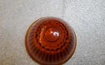 Vintage S&m Lamp Co. Amber Glass Lens 2-3/8" Wide 2703. Fixed Price $10.99.