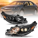 For 2013-2015 Toyota Avalon Headlights Black Headlamps Halogen Left+right. Fixed Price $173.99.