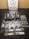 Mercedes License Plate Light Parts Lot W121 190SL W108 W109 300SEL W111 280SE. Fixed Price $180.00.