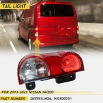 Halogen Tail Light Fit 2013-2021 Nissan NV200 Left Clear & Red Lens W/ Bulb(s). Fixed Price $32.79.