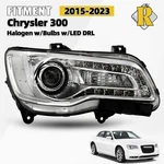 For 2015-2023 Chrysler 300 Chrome Halogen Headlight Led Drl Projector Passenger. Fixed Price $89.90.