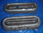 1958 Pontiac Bonneville Chieftain Catalina Rear Bumper Exhaust Simulators. Fixed Price $695.00.