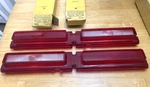 1966 Chevrolet Bel-air Biscayne Stop Tail Light Lens W B/u Glo-brite Nors. Fixed Price $49.00.