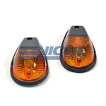 Fairing Mount Flush Turn Signals Deco Lights 12 Volt Black Amber. Fixed Price $17.85.