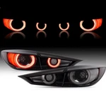 Vland Led Rear Smoked Tail Lights For 2014-2018 Mazda 3 Sedan W/sequential Turn. Fixed Price $251.09.