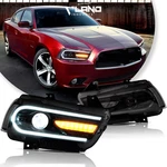 Vland Headlights For Dodge Charger 2011-2014 Led Drl Strip Front Projector Lamps. Fixed Price $283.49.