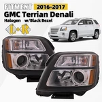 For 2016 2017 Gmc Terrain Denali Headlight Black Bezel W/ Bulb Left+right Pair. Fixed Price $218.99.