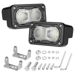 2X3"INCH Squadron Sport White Led Pair Driving Combo Lights Cube Pods 6500K Suv. Fixed Price $34.98.