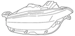 Genuine Volvo Headlamp Assembly 31655719. Fixed Price $2182.89.