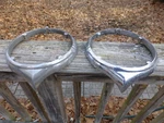 1941 Chrysler Lincoln (1 Or 2) Headlight Bezels **very Rare**. Fixed Price $279.99.