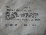 (pack Of 5) Bowman Barnes Group 7821 472185 11" Wire Headlamp Socket Pigtail New. Fixed Price $15.00.