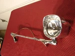 60 Ford Falcon Lh Spotlight Mirror W/ 134L Bracket. Fixed Price $150.00.