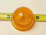 Amber Bee-hive Marker Lens 2.5" Glass American Auto Devices #21067 Excellent Nos. Fixed Price $20.00.