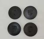 Set Of 4 - Genuine Used Porsche 911 Wheel Center Cap Ring Clip Matte Black 70MM. Fixed Price $230.00.