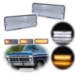 Clear Switchback Led Parking Sequential Signal Light 1974-77 Ford F-100 F100. Fixed Price $39.99.