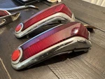 Mercury 1949 1950 Tail Lights Assemblies Housing Lamp Used Genuine Rh-lh #1. Fixed Price $950.00.