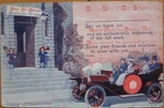 1910 Rally Day Postcard-couples In Early Car/automobile. Fixed Price $9.99.