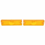 New Pair Of Amber Parking Light Lens Trim Parts Fits 1965 Bel Biscayne A2440. Fixed Price $72.57.