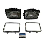 Nos Chevy Camaro Monte Carlo Gm 4X6 Black Outer Low Beam Ge Head Light Lamp Set. Fixed Price $114.39.
