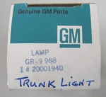 Nos Gm 20001940 Factory Original Obsolete Trunk Light Pontiac Buick Oldsmobile. Fixed Price $69.95.
