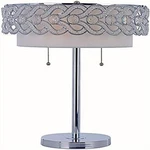 Park Madison Lighting PMT120715 Contemporary Crystal Table Lamp - Chrome. Fixed Price $139.99.
