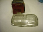 Lucas Reverse Lamp Lens, Pt# 54570778, Nos, Glass. Fixed Price $22.50.