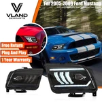 Pair Vland Led Headlights 2005-2009 Ford Mustang W/ Start Up Animation Lh+rh. Fixed Price $499.99.
