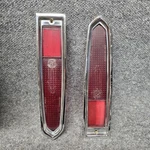 77 - 78 Cadillac Eldorado Tail Light Lens Left Right Oem Chrome Trim Fast Ship. Fixed Price $85.00.