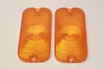Pair Nors 1961-64 Ford Galaxie 1963 Monterey Amber Park Lamp Lenses C3AZ-13208-A. Fixed Price $21.95.