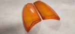 Bmw E24 628 633 635CSI 2X Front Indicator Turn Signal Lens Genuine Hella. Fixed Price $229.00.