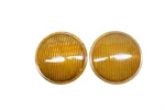 Amber Spotlamp Light Glass Lenses Auto Harley Knucklehead Flathead *2190B. Fixed Price $129.99.