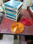 Nos 1967 -69 Chevy Gmc Truck Directional Turn Signal Lens Set 3856498/3856497.. Fixed Price $40.00.