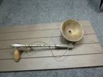 Lorraine Pillar Mount Spot Light 1930S 1940S - Handle Rotates. Fixed Price $59.99.