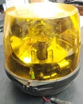 Vintage Whelen RB6P Yellow Amber Rotating Beacon Light. Fixed Price $100.00.