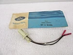 Nos 1974 1975 Ford Thunderbird Lamp Socket And Wiring D4SZ-13410-C Dp. Fixed Price $28.99.