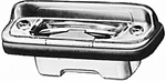 Hella Licence Plate Light Silver Left Right 12V 2KA001378121. Fixed Price $21.58.