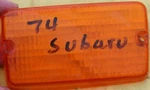 1974 Subaru Parking Directional Light Lens 210-20161R Koito. Fixed Price $29.74.