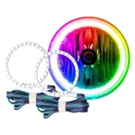 Led Fog Halo Ring Lights Colorshift For 2006-2010 Dodge Caliber. Fixed Price $179.99.