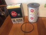 Nos Ac Pf 141 Canister Type Oil Filter Chevrolet Gmc Studebaker 5574540. Fixed Price $15.00.