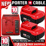 2PACK Volt 8.0AH Battery For Porter Cable PC18BLX Charger. Fixed Price $71.00.