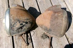 1940'S Vintage Guide 682-C Sealed Beam Headlight Pair Hot Rod Patina Chevy Ford. Fixed Price $324.00.