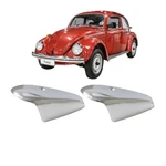Outlet Front Turn Signal Cover Chromed Steel Pair Lens Vw T1 Beetle Bug 1964-69. Fixed Price $39.99.