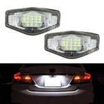 Direct Fit White Led License Plate Light Lamps For Acura Tsx Honda Civic, Etc. Fixed Price $19.09.