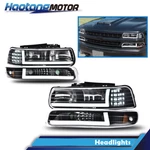 Led Drl Bar Headlights & Bumper Lamps Fits For 99-02 Chevy Silverado 00-06 Tahoe. Fixed Price $82.18.