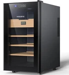 300 Count Electric Humidor With Cedar Shelves & Temp Control Led Light. Fixed Price $499.99.