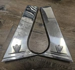 1960 1961 Rambler Ambassador Custom C-pillar Exterior Lt & Rt Trim Moldings Oem. Fixed Price $220.00.