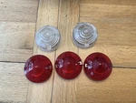 Genuine Lucas L760-L874 3-RED /2-CLEAR Rear Lens Triumph Spitfire Land Rover. Fixed Price $33.58.